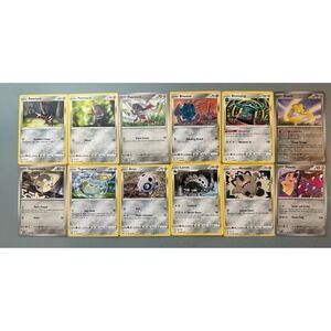 Pokemon Common Cards Lot of 12 Adorable Metal Types <3